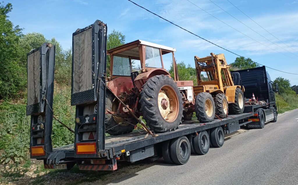 transport tracteur